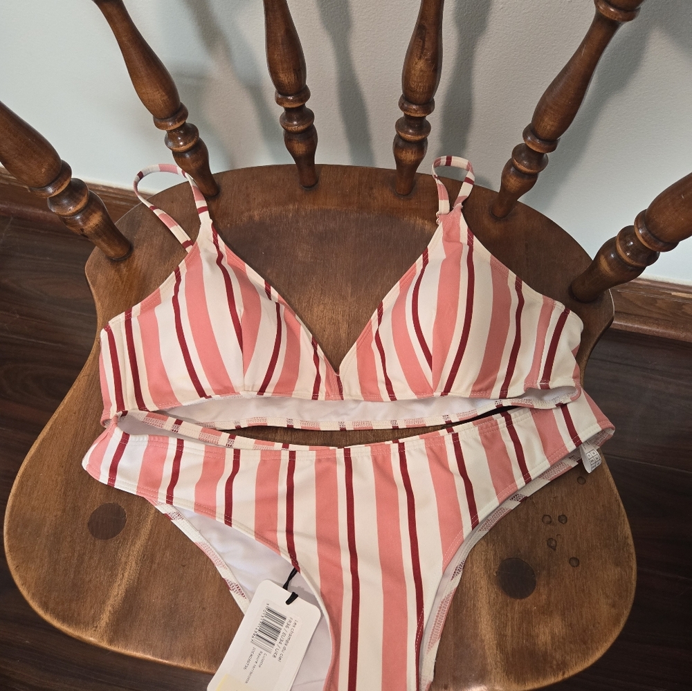 YSE paris striped bikini